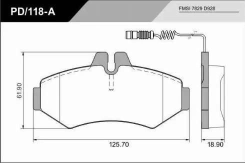 FRAS-LE PD/118-A_CV Advanced - Гальмівні колодки, дискові гальма autocars.com.ua