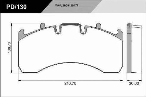 FRAS-LE PD/130_CV Advanced - Гальмівні колодки, дискові гальма autocars.com.ua