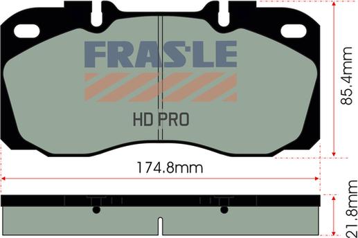 FRAS-LE PD/139-HD - Тормозные колодки, дисковые, комплект autodnr.net