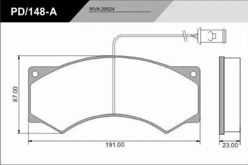 FRAS-LE PD/148-A_CV Advanced - Гальмівні колодки, дискові гальма autocars.com.ua