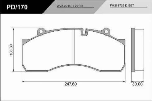 FRAS-LE PD/170-K16_HD PRO - Гальмівні колодки, дискові гальма autocars.com.ua