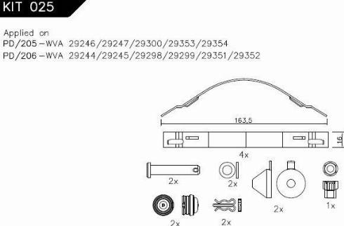 FRAS-LE PD/205-K039 - Тормозные колодки, дисковые, комплект autodnr.net