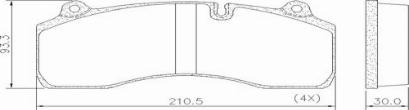 FRAS-LE PD/209-A-K029 _ CV Adv - Тормозные колодки, дисковые, комплект autodnr.net