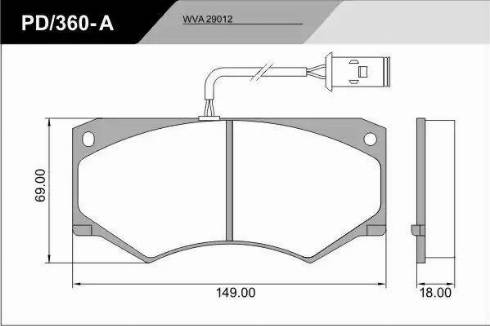 FRAS-LE PD/360-A_CV Advanced - Гальмівні колодки, дискові гальма autocars.com.ua