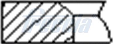 Freccia fr10-384100 - Комплект поршневых колец autodnr.net