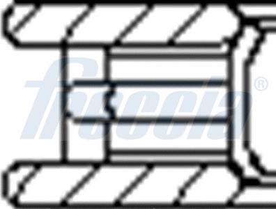Freccia FR10-140200 - Комплект поршневых колец на 1 цилиндр DAEWOO STD d68.5 autodnr.net