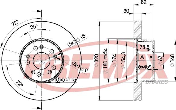 FREMAX BD-0912 - Гальмівний диск autocars.com.ua