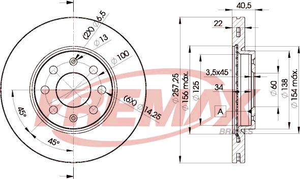 FREMAX BD-0920 - Гальмівний диск autocars.com.ua