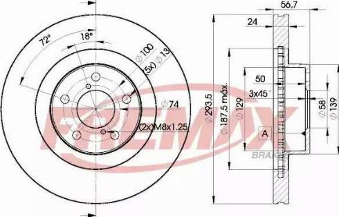 FREMAX BD-2630 - Тормозной диск avtokuzovplus.com.ua