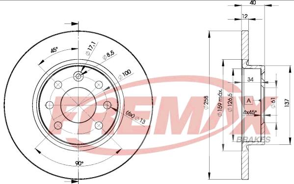 FREMAX BD-2947 - Тормозной диск avtokuzovplus.com.ua