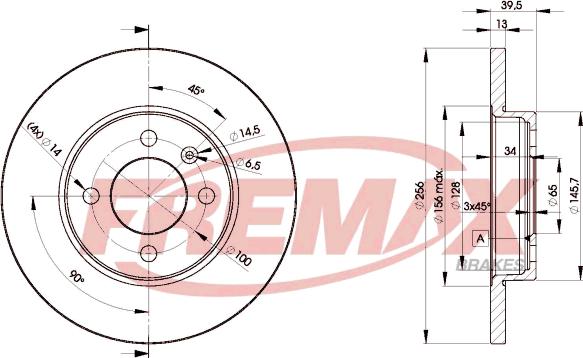 FREMAX BD-3392 - Гальмівний диск autocars.com.ua