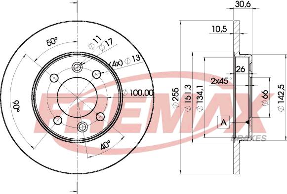 FREMAX BD-4192 - Гальмівний диск autocars.com.ua