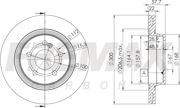 FREMAX BD-6468 - Тормозной диск avtokuzovplus.com.ua