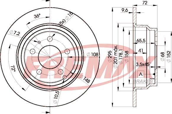 FREMAX BD-7940 - Тормозной диск avtokuzovplus.com.ua