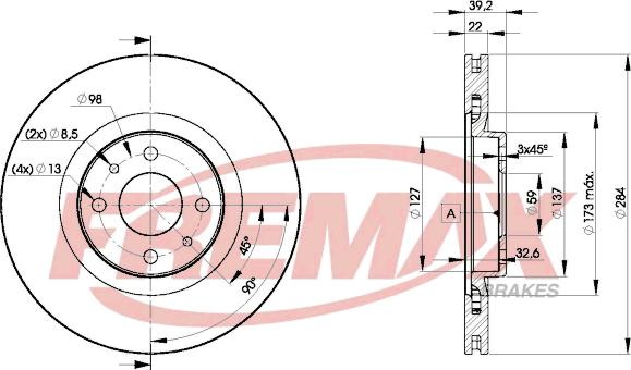 FREMAX BD-7947 - Гальмівний диск autocars.com.ua