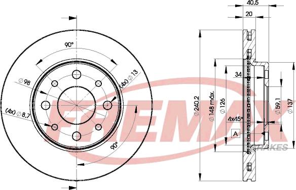 FREMAX BD-8929 - Гальмівний диск autocars.com.ua