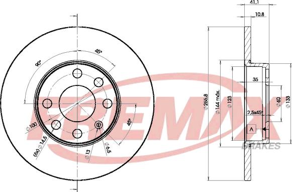 FREMAX BD-9058 - Гальмівний диск autocars.com.ua