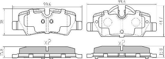 FREMAX FBP-0003 - Тормозные колодки, дисковые, комплект autodnr.net