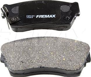 FREMAX FBP-0301 - Тормозные колодки, дисковые, комплект autodnr.net