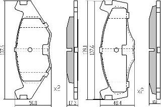 FREMAX FBP-0461-01 - Гальмівні колодки, дискові гальма autocars.com.ua