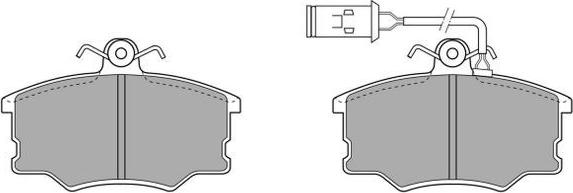 FREMAX FBP-0581 - Тормозные колодки, дисковые, комплект avtokuzovplus.com.ua