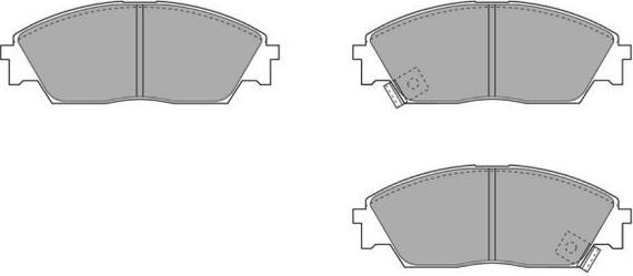 FREMAX FBP-0714-01 - Гальмівні колодки, дискові гальма autocars.com.ua