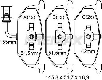 FREMAX FBP-1072 - Гальмівні колодки, дискові гальма autocars.com.ua