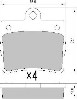 Mercedes-Benz 005420182041 - Тормозные колодки, дисковые, комплект avtokuzovplus.com.ua