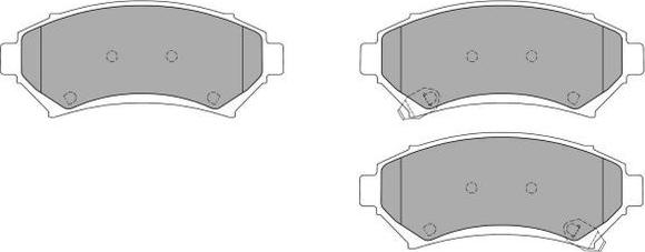 FREMAX FBP-1122 - Тормозные колодки, дисковые, комплект autodnr.net