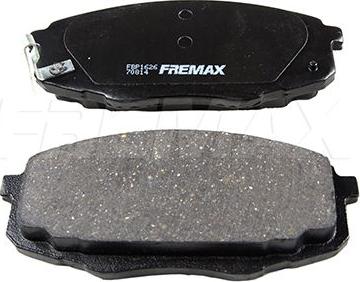 FREMAX FBP-1626 - Гальмівні колодки, дискові гальма autocars.com.ua