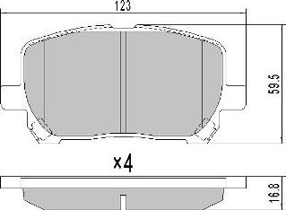 Magneti Marelli 600000097860 - Гальмівні колодки, дискові гальма autocars.com.ua