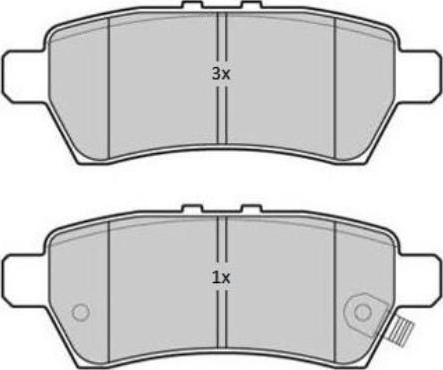 FTE 9005511 - Гальмівні колодки, дискові гальма autocars.com.ua