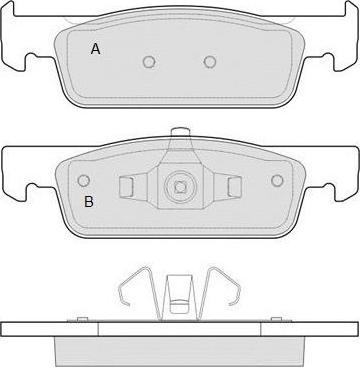 FREMAX FBP-1950 - Тормозные колодки, дисковые, комплект avtokuzovplus.com.ua