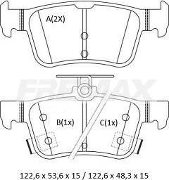 FREMAX FBP-2606 - Тормозные колодки, дисковые, комплект autodnr.net