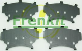 Frenkit 940005 - протівоськріпниє пластина, гальмівні колодки (задня пластина) autocars.com.ua