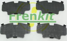 Frenkit 940024 - протівоськріпниє пластина, гальмівні колодки (задня пластина) autocars.com.ua