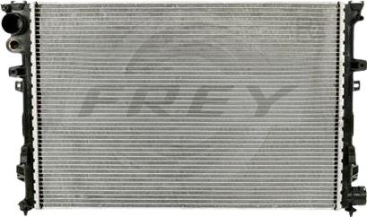 FREY 723821161 - Радіатор, охолодження двигуна autocars.com.ua
