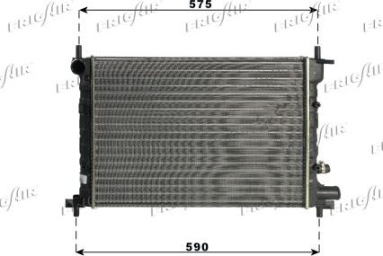 Frigair 0105.3063 - Радиатор, охлаждение двигателя autodnr.net