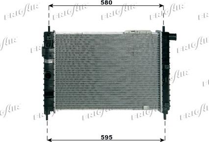 Frigair 0107.2029 - Радіатор, охолодження двигуна autocars.com.ua