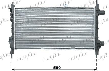 Frigair 0107.3014 - Радіатор, охолодження двигуна autocars.com.ua