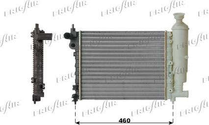 Frigair 0108.2067 - Радіатор, охолодження двигуна autocars.com.ua