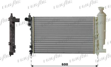 Frigair 0108.2068 - Радіатор, охолодження двигуна autocars.com.ua