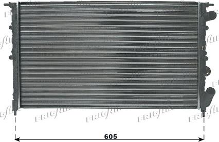 Frigair 0109.3057 - Радіатор, охолодження двигуна autocars.com.ua