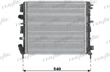 Frigair 0109.3074 - Радиатор, охлаждение двигателя autodnr.net