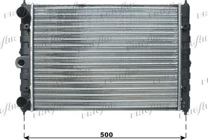 Frigair 0110.3038 - Радіатор, охолодження двигуна autocars.com.ua