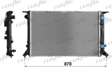 Frigair 0110.3149 - Радіатор, охолодження двигуна autocars.com.ua