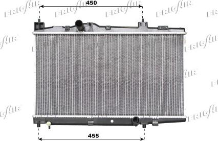 Frigair 0115.3009 - Радіатор, охолодження двигуна autocars.com.ua