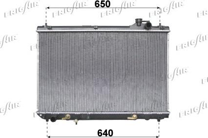 Frigair 0115.3084 - Радиатор, охлаждение двигателя autodnr.net