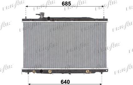 Frigair 0119.3028 - Радіатор, охолодження двигуна autocars.com.ua