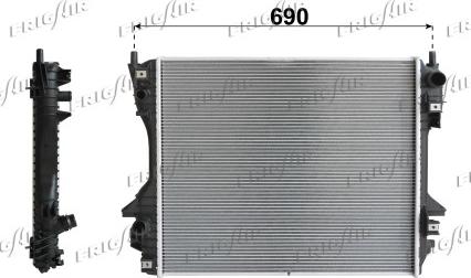 Frigair 0129.3005 - Радіатор, охолодження двигуна autocars.com.ua